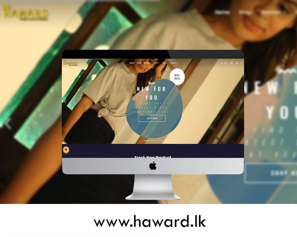 Haward Fashion (Pvt) Ltd | Portfolio Websites | CMECK Web Design Portfolio