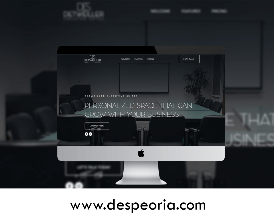 Despeoria | Portfolio Websites | CMECK Web Design Portfolio