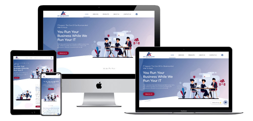 Arc Tech Solutions | Portfolio Websites | CMECK Web Design Portfolio