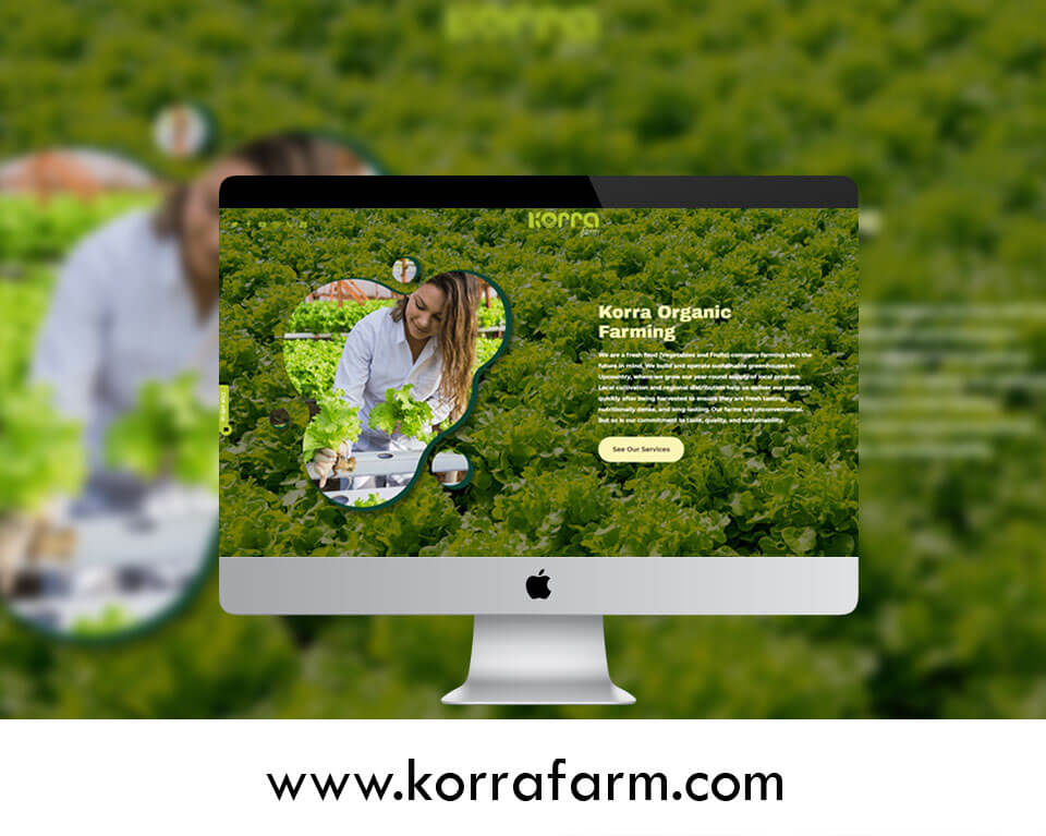 Korra Farm | Portfolio Websites | CMECK Web Design Portfolio